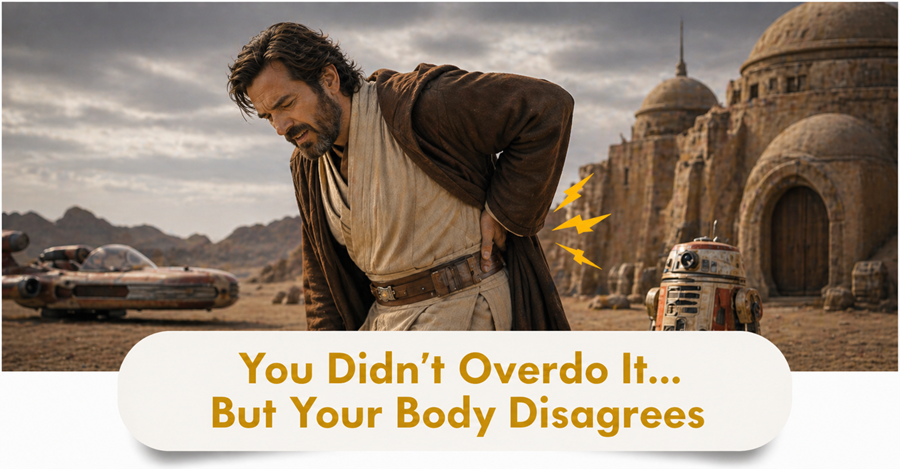You probably didn’t overdo it. - Darlington Chiropractic Care You probably didn’t overdo it.